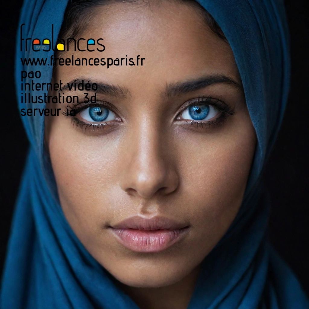 Pao mise en page internet vidéo illustration 3d serveur IA générative AI freelance paris studio de création magazines 73cf1j70